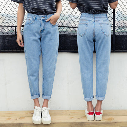 Women High Waist Slimming Harem Jeans
