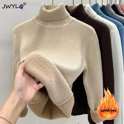 Women Lined Warm Sweater